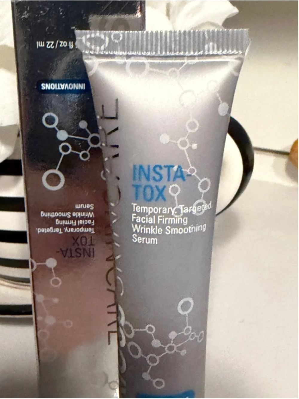 New Serious Skincare Insta-TOX Instant Wrinkle Smoothing Serum-Tightens Skin -0.